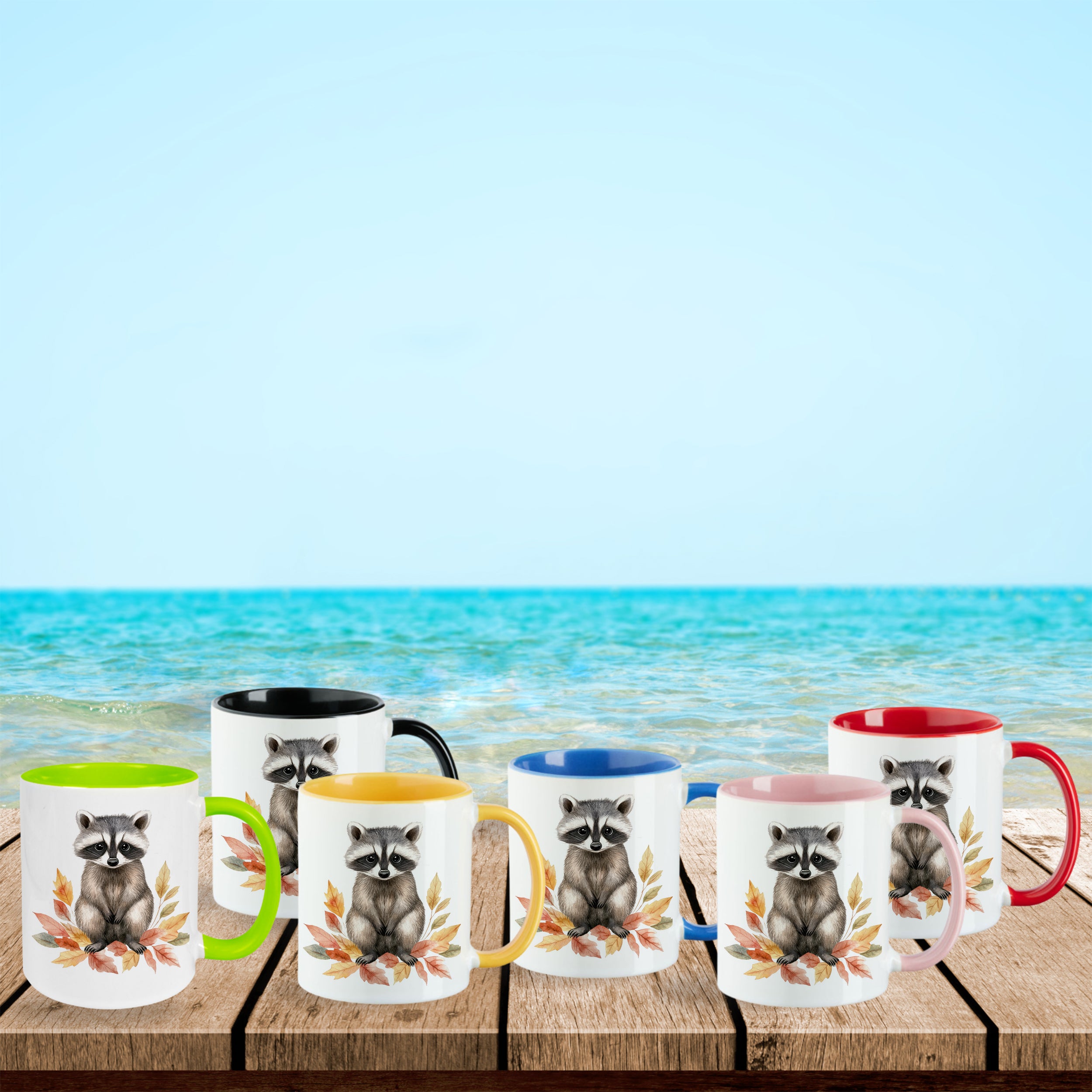 Tasse Waschbär