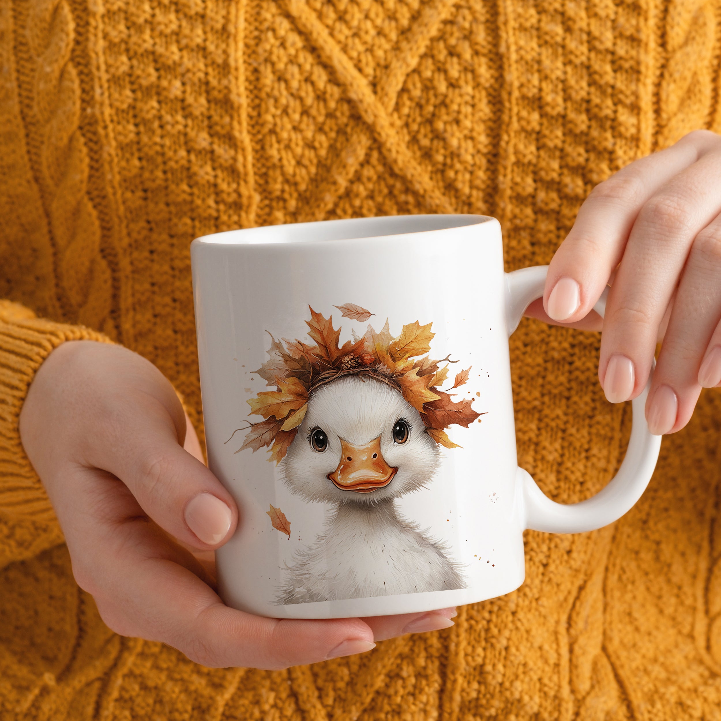 Tasse mit Entenkopf