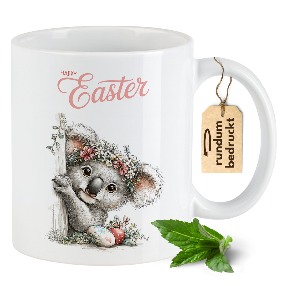 Tasse Koala mit Ostermotiv