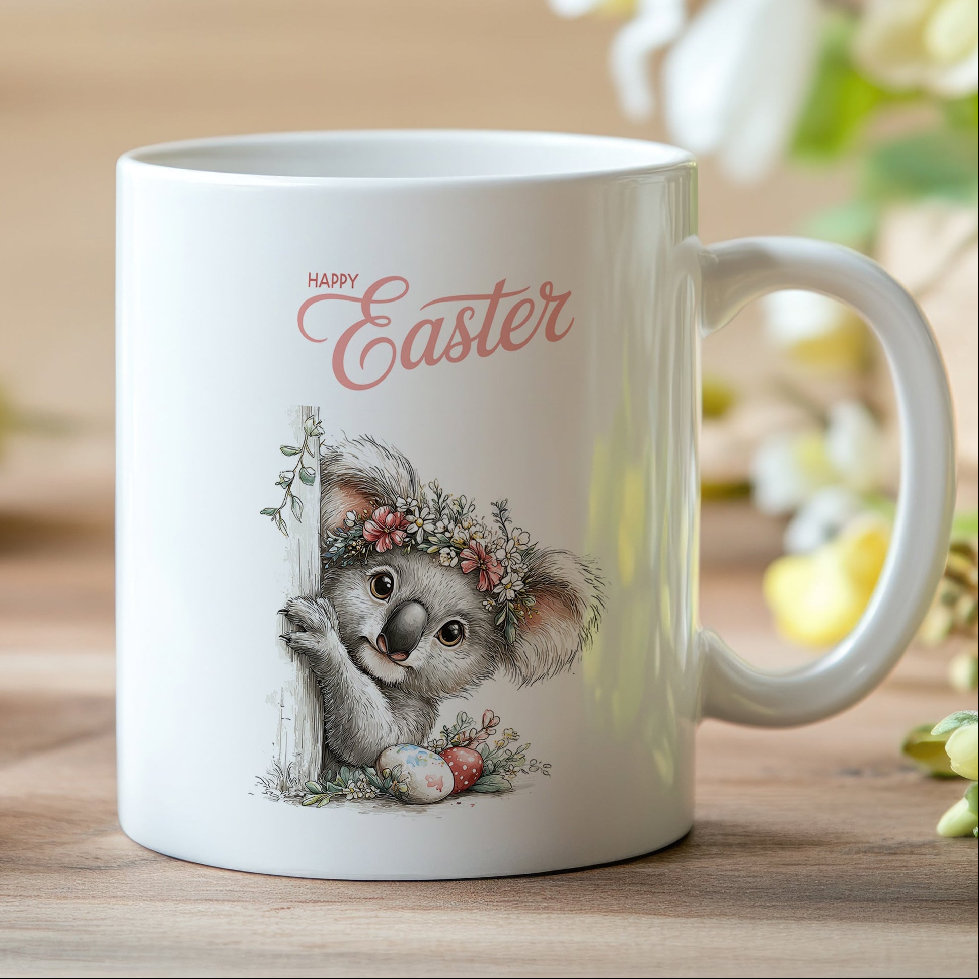 Tasse Koala mit Ostermotiv