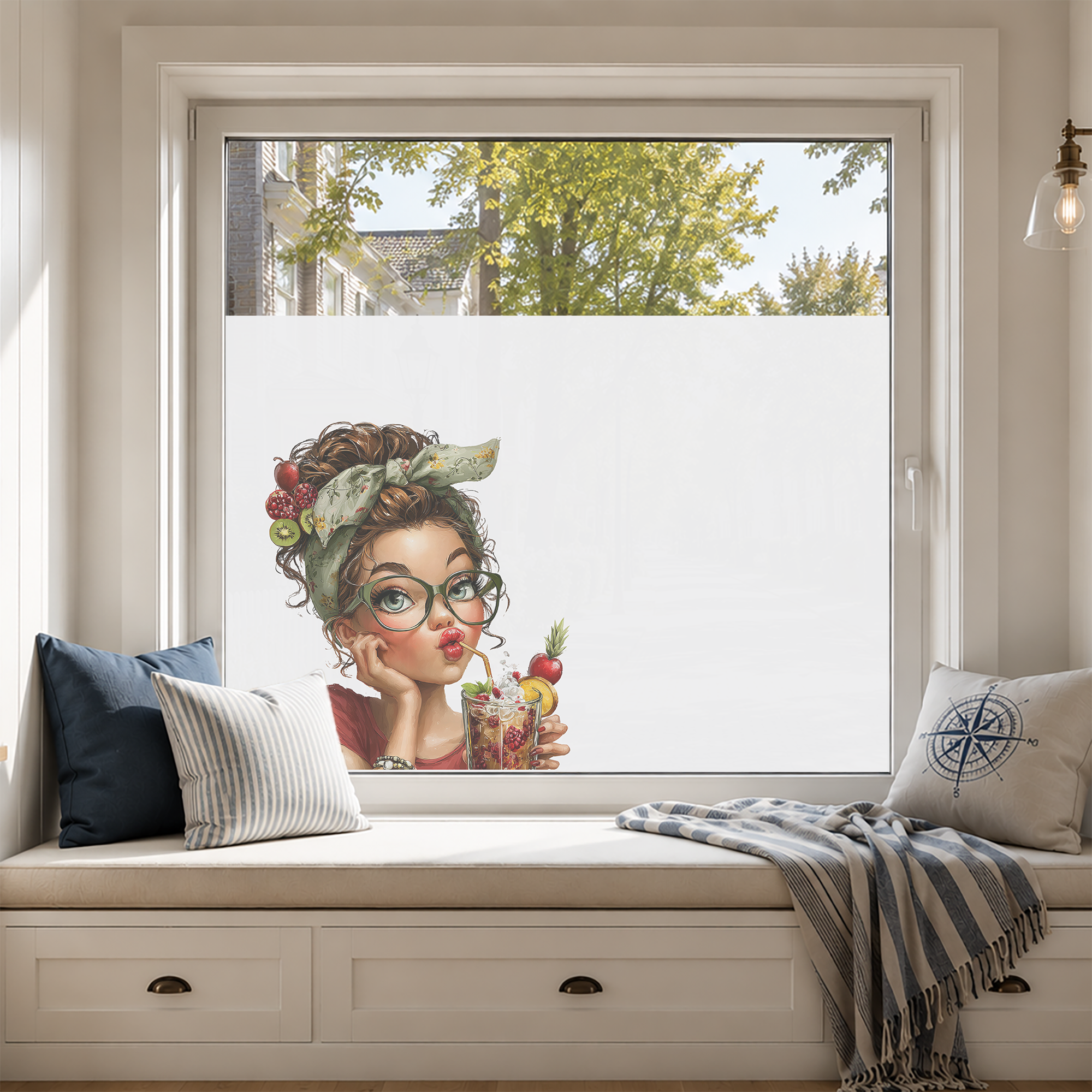 Fensterfolie Mädchen