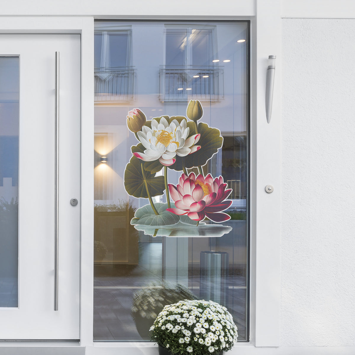 Fenstertattoo Seerosen - Ein Hauch von Natur im Zuhause