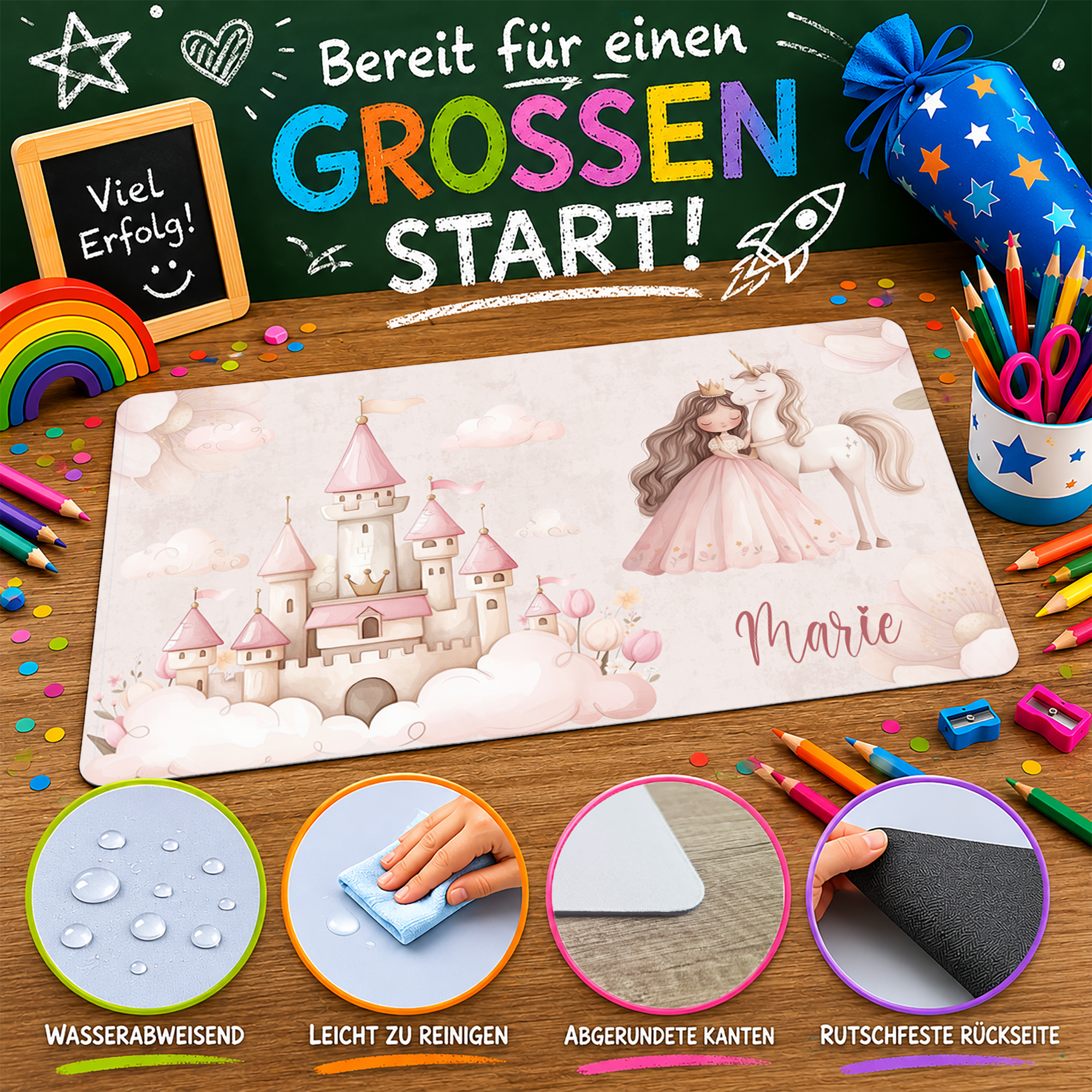 Schreibtischunterlage Prinzessin