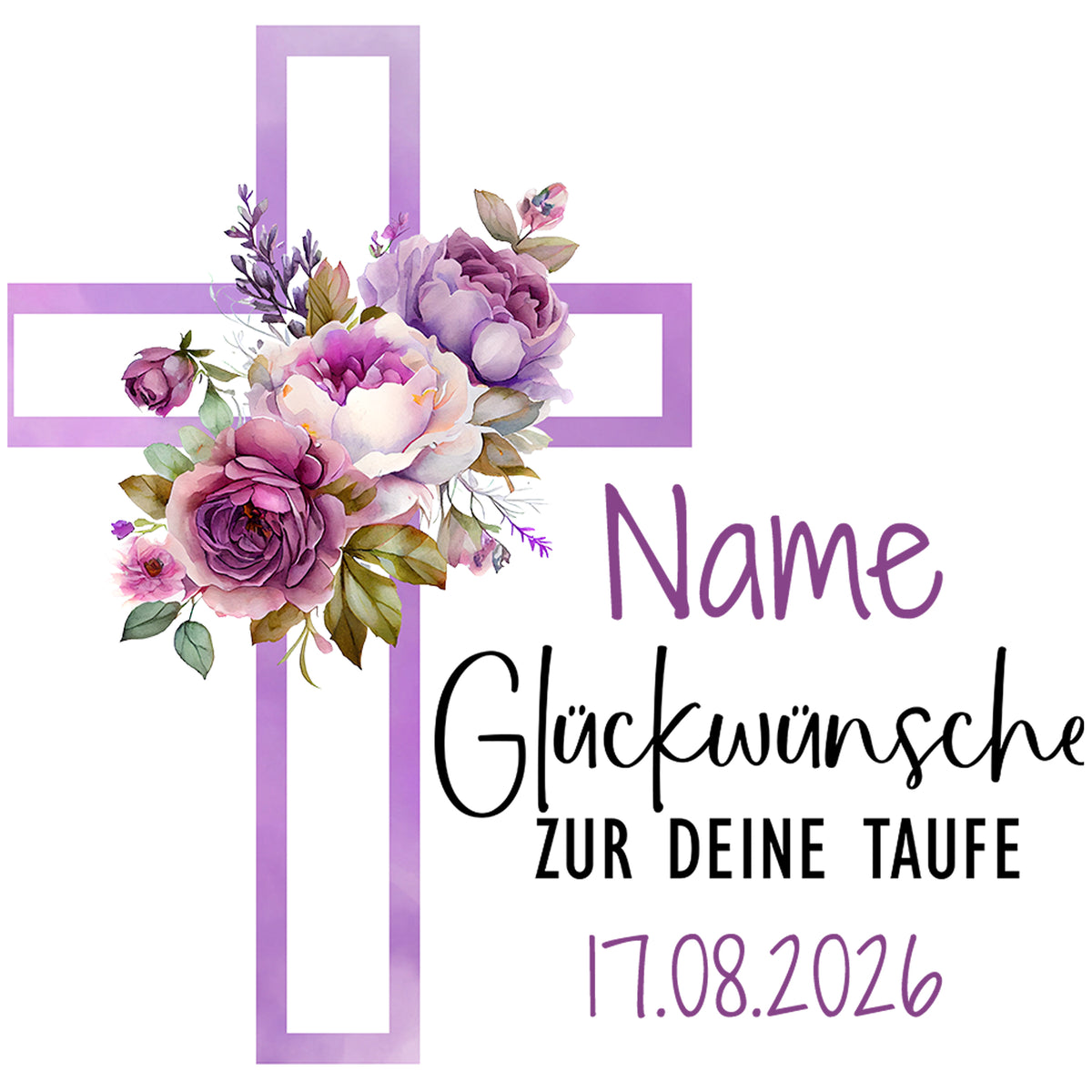 Spardose Taufe mit Blumenmotiv - Ein persönliches Geschenk zur Feier