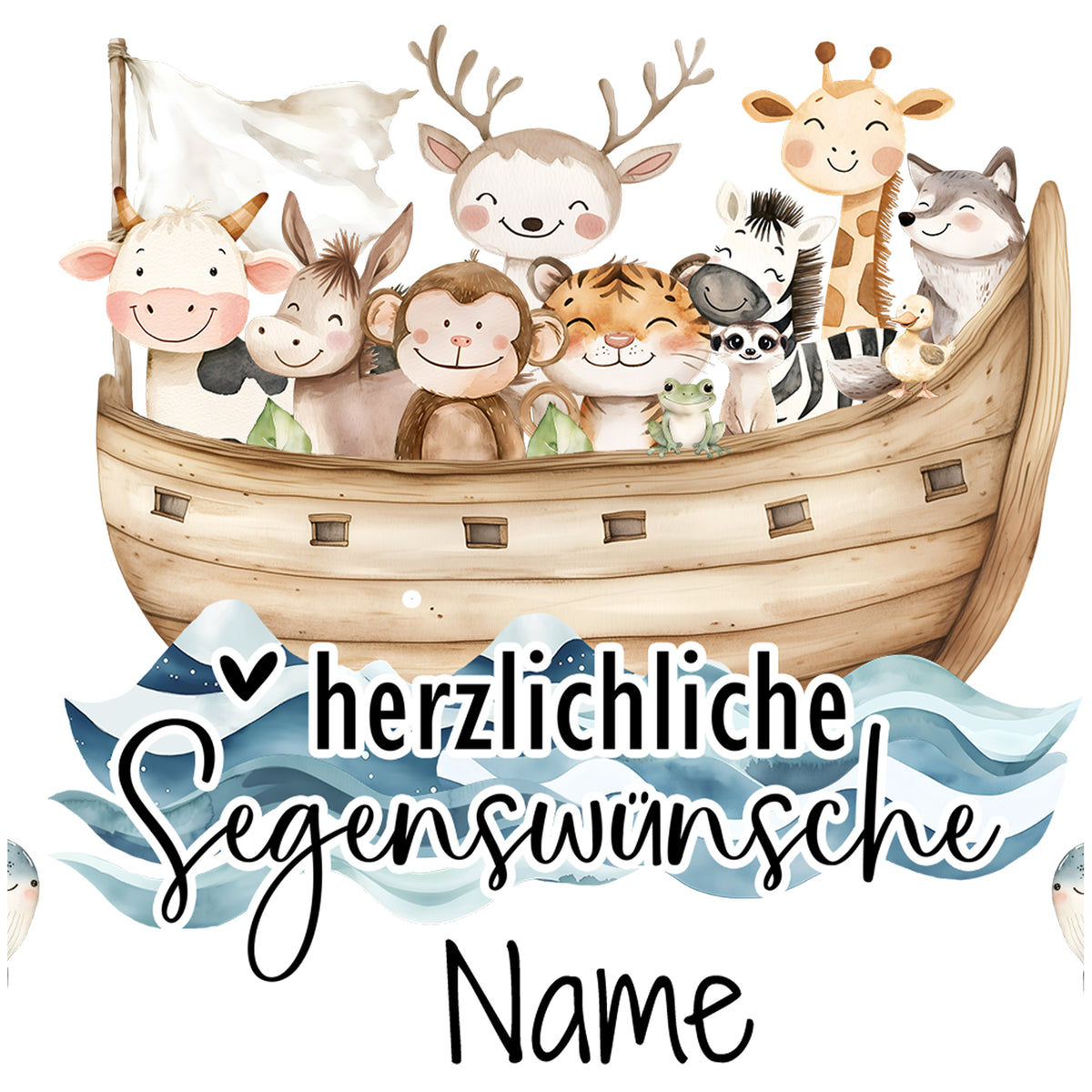 Spardose Taufe - Herzlich Willkommen im Leben
