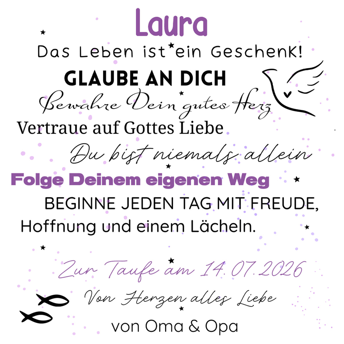 Spardose Taufe - Für unvergessliche Momente
