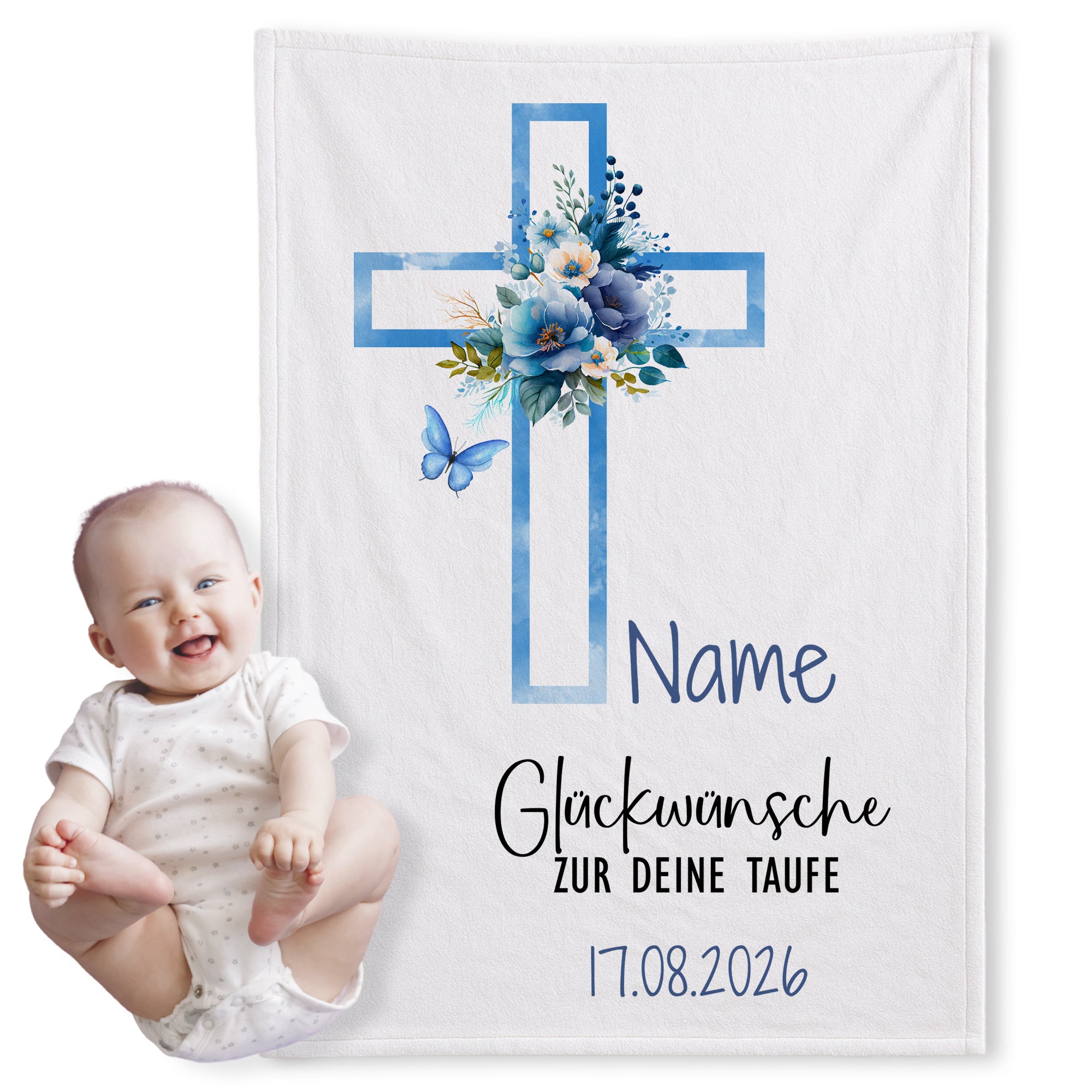 Babydecke Taufe - Ein liebevoller Begleiter für den großen Tag