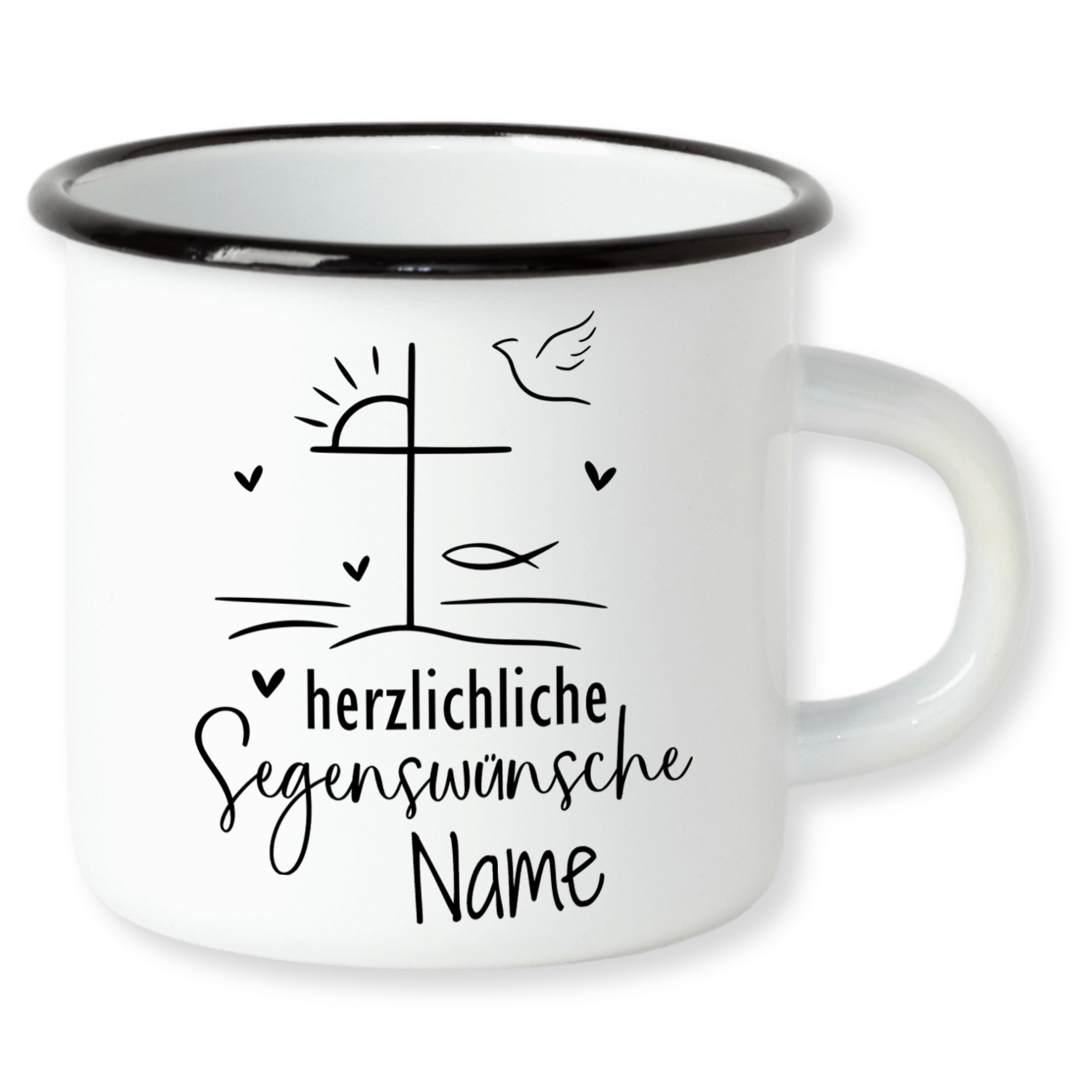 Emaile Becher Taufe - Herzliche Segenswünsche für den besonderen Tag