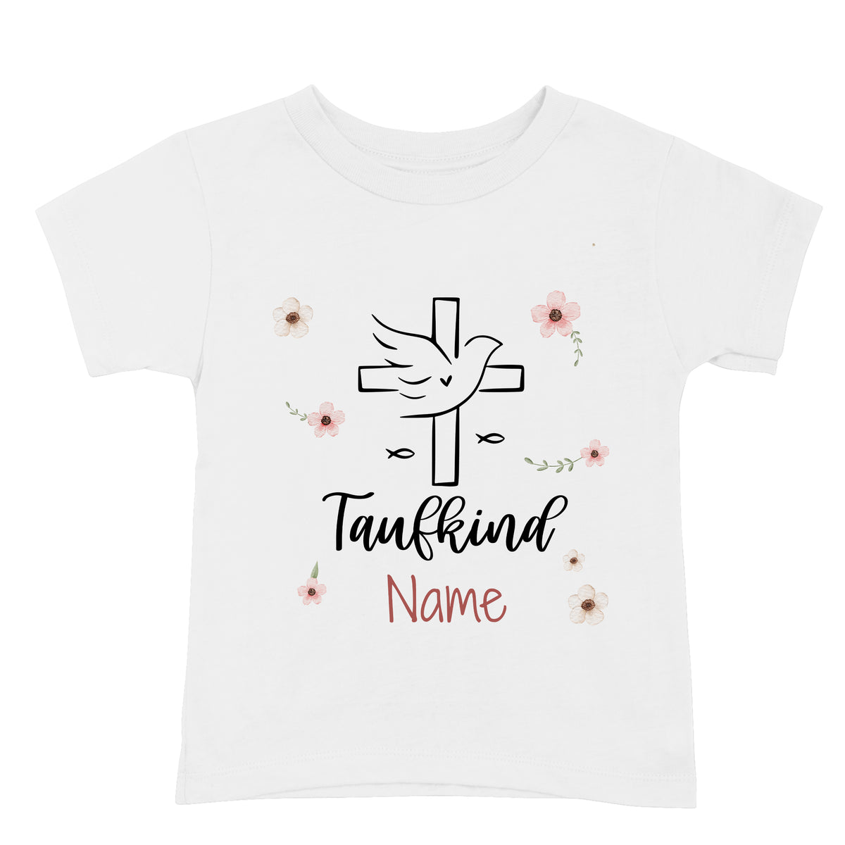 T-Shirt Taufkind mit Namen