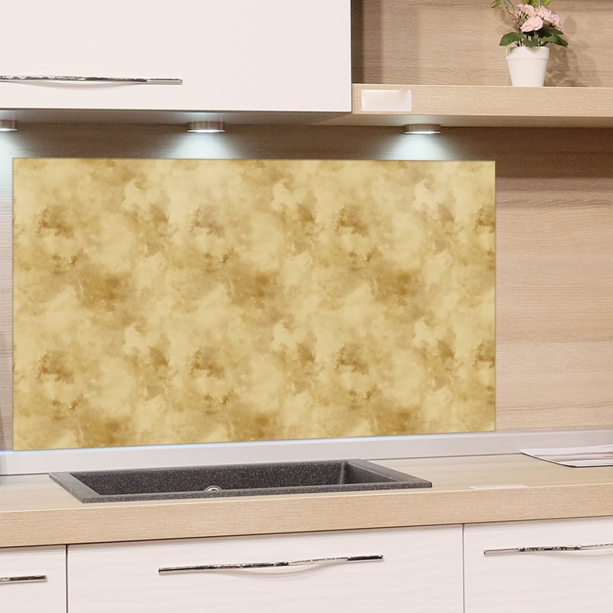 Küchenrückwand Marmor-Optik - Eleganz für deine Küche