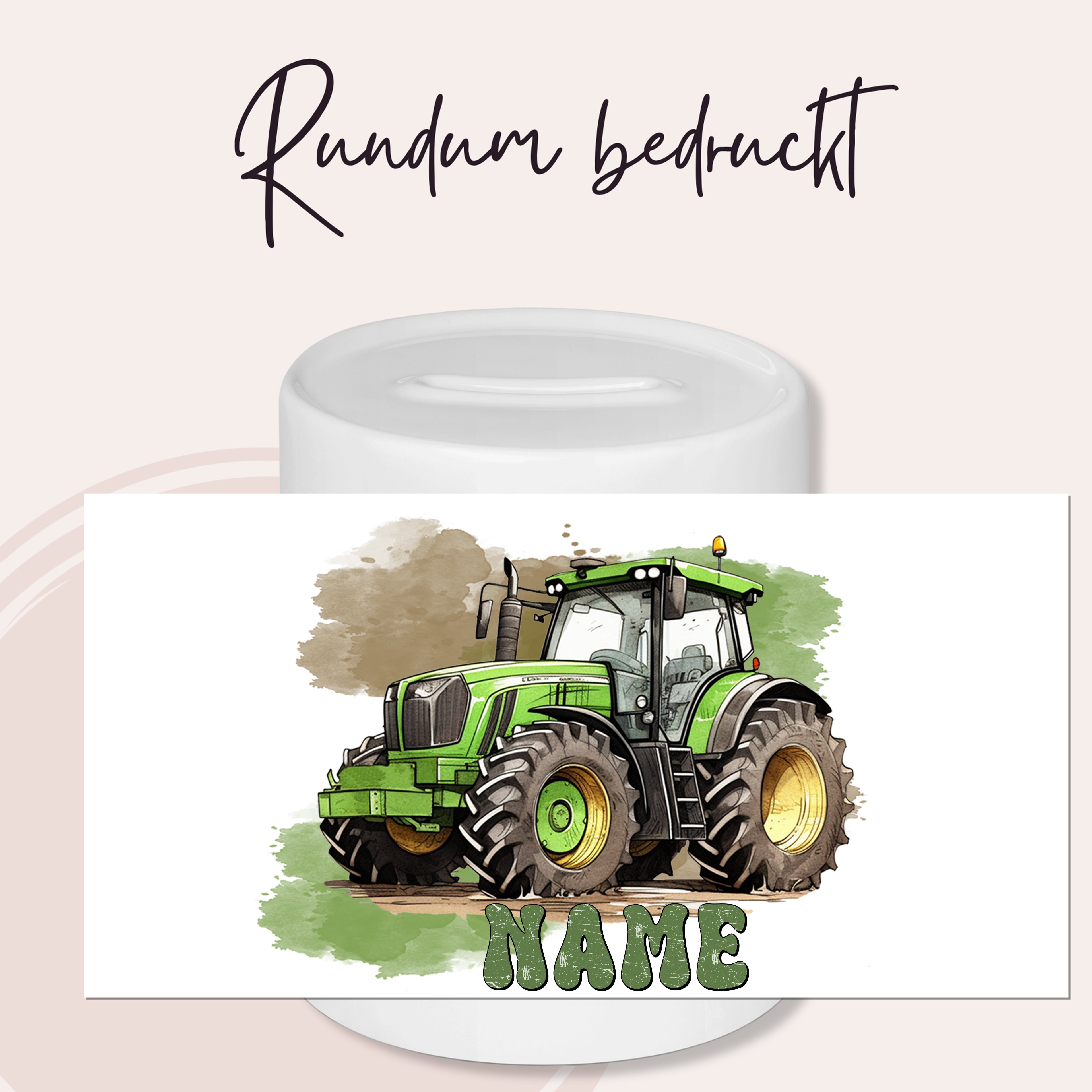 Spardose Traktor - Für kleine Sparfüchse