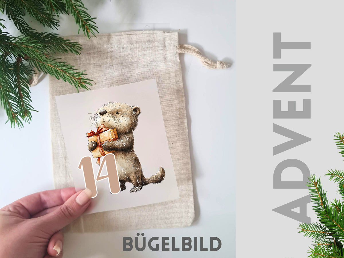 Adventskalender Otter im Winter