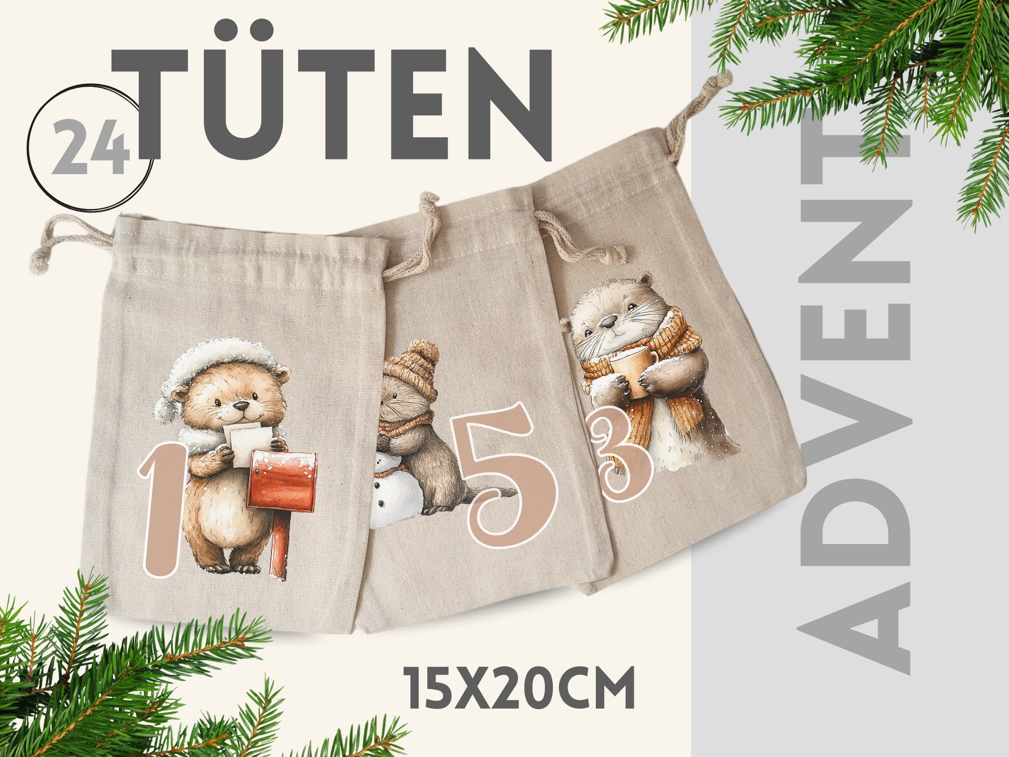 Adventskalender Otter im Winter