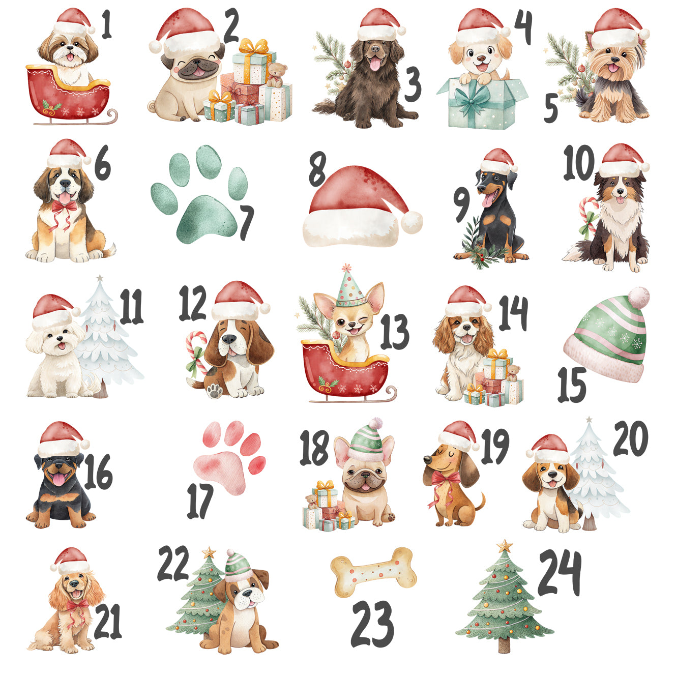 Adventskalender Hunde