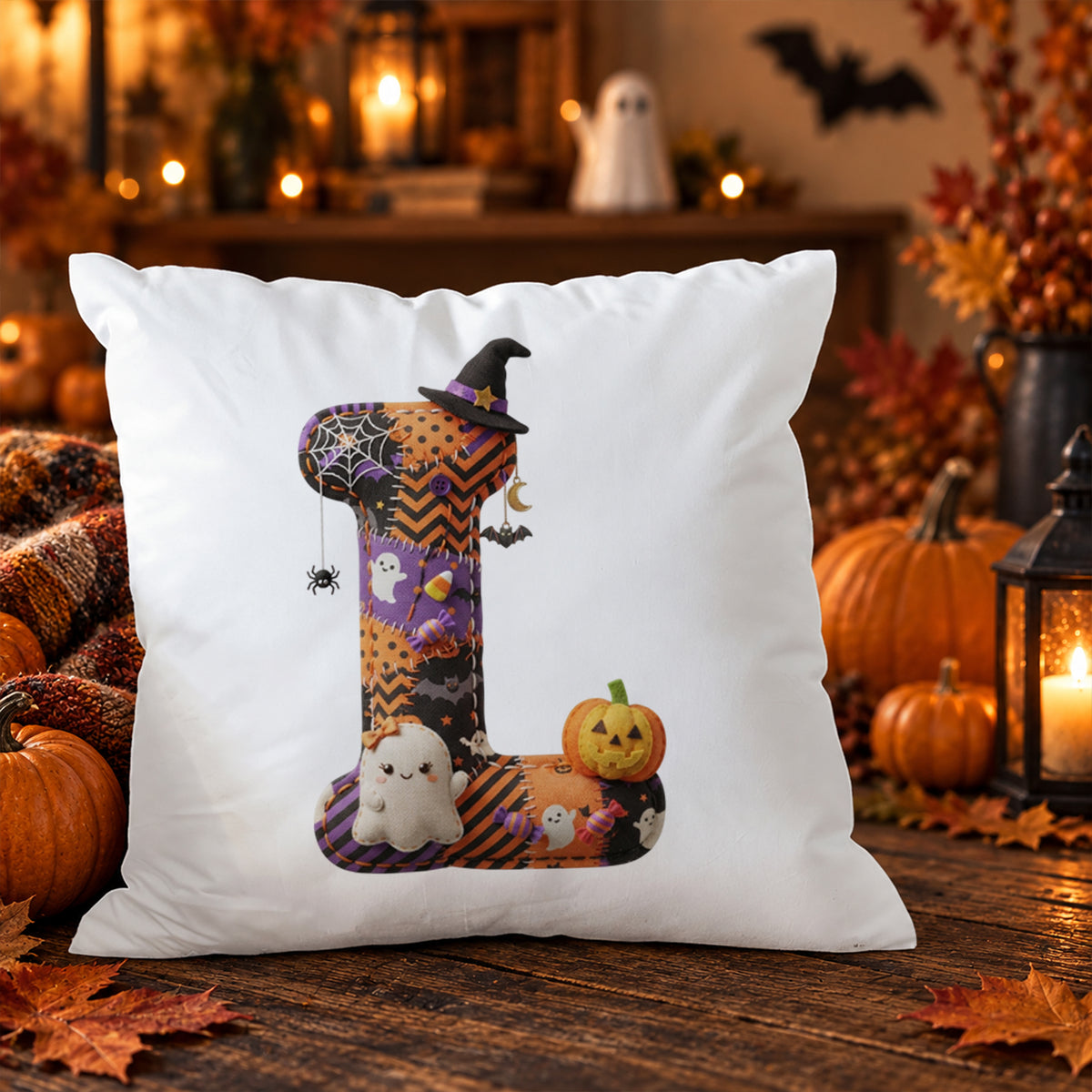 Kissenbezug mit Halloween-Motiv L