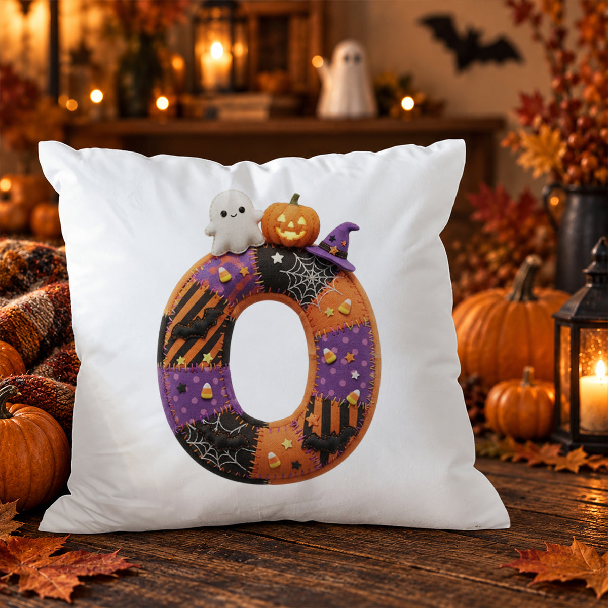 Kissenbezug mit Halloween-Motiv O