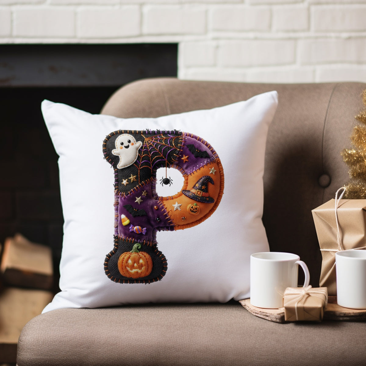Kissenbezug mit Halloween-Motiv P
