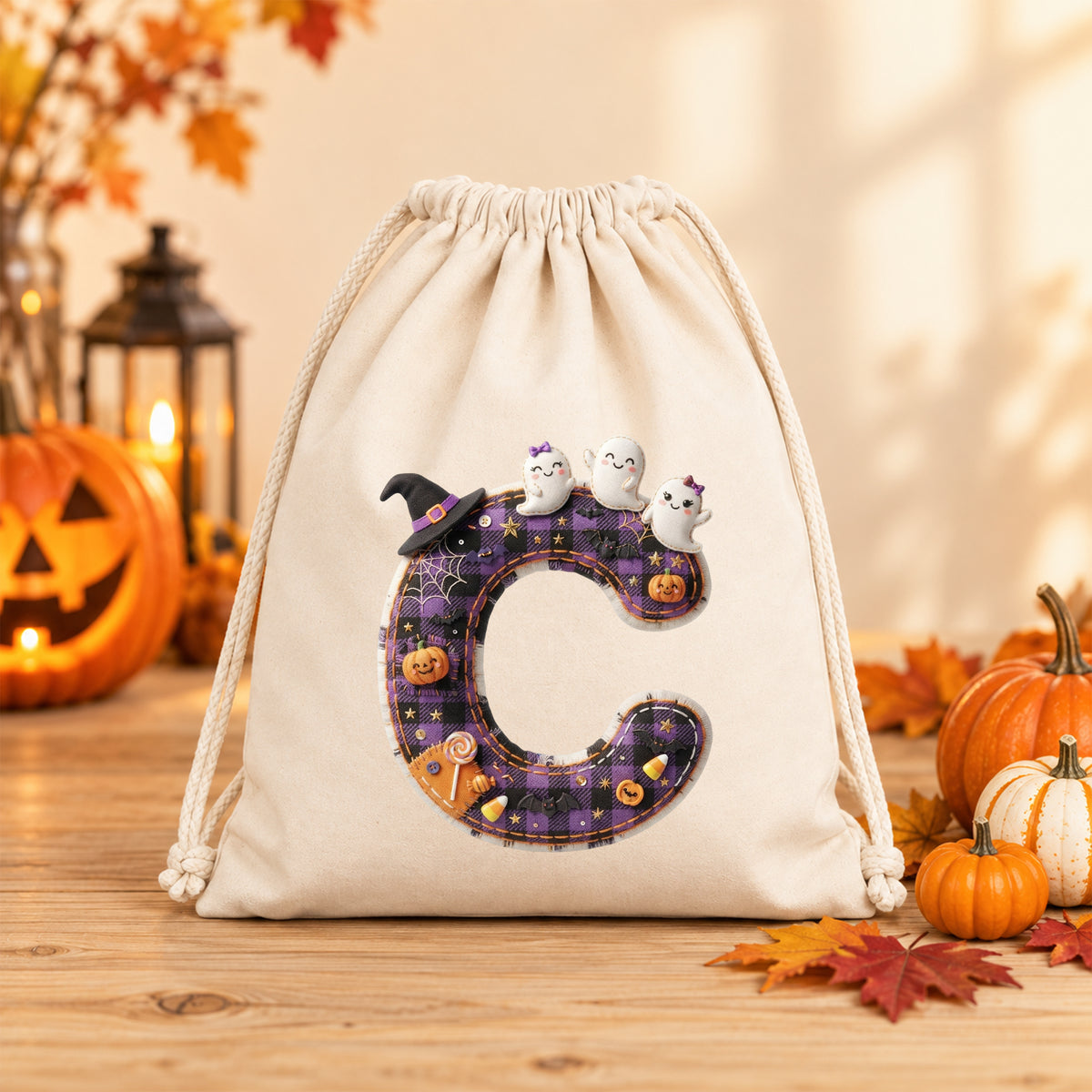 Turnbeutel Halloween C - Gruselige Freude für kleine Geister