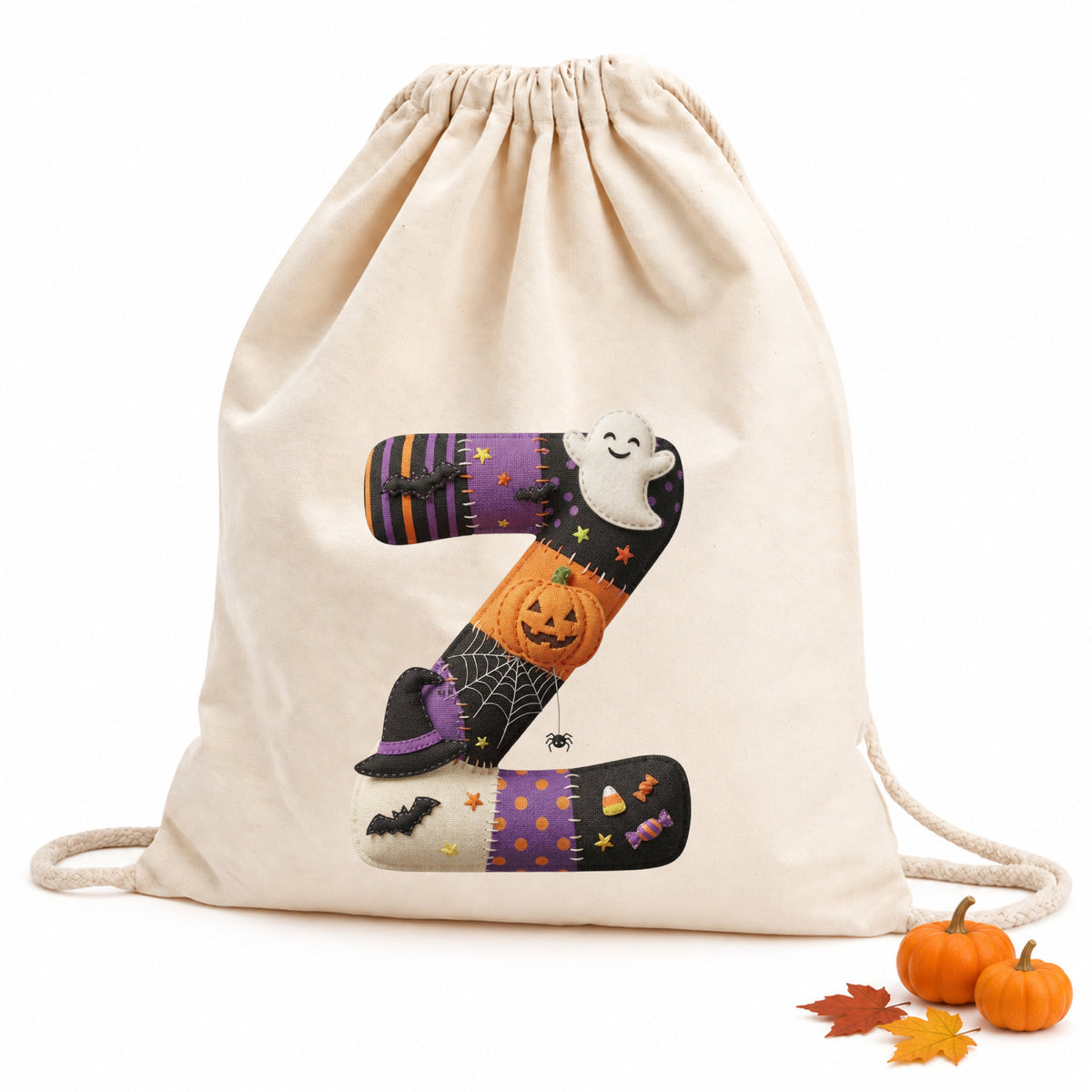 Turnbeutel Halloween Buchstabe Z - Für gruselige Abenteuer