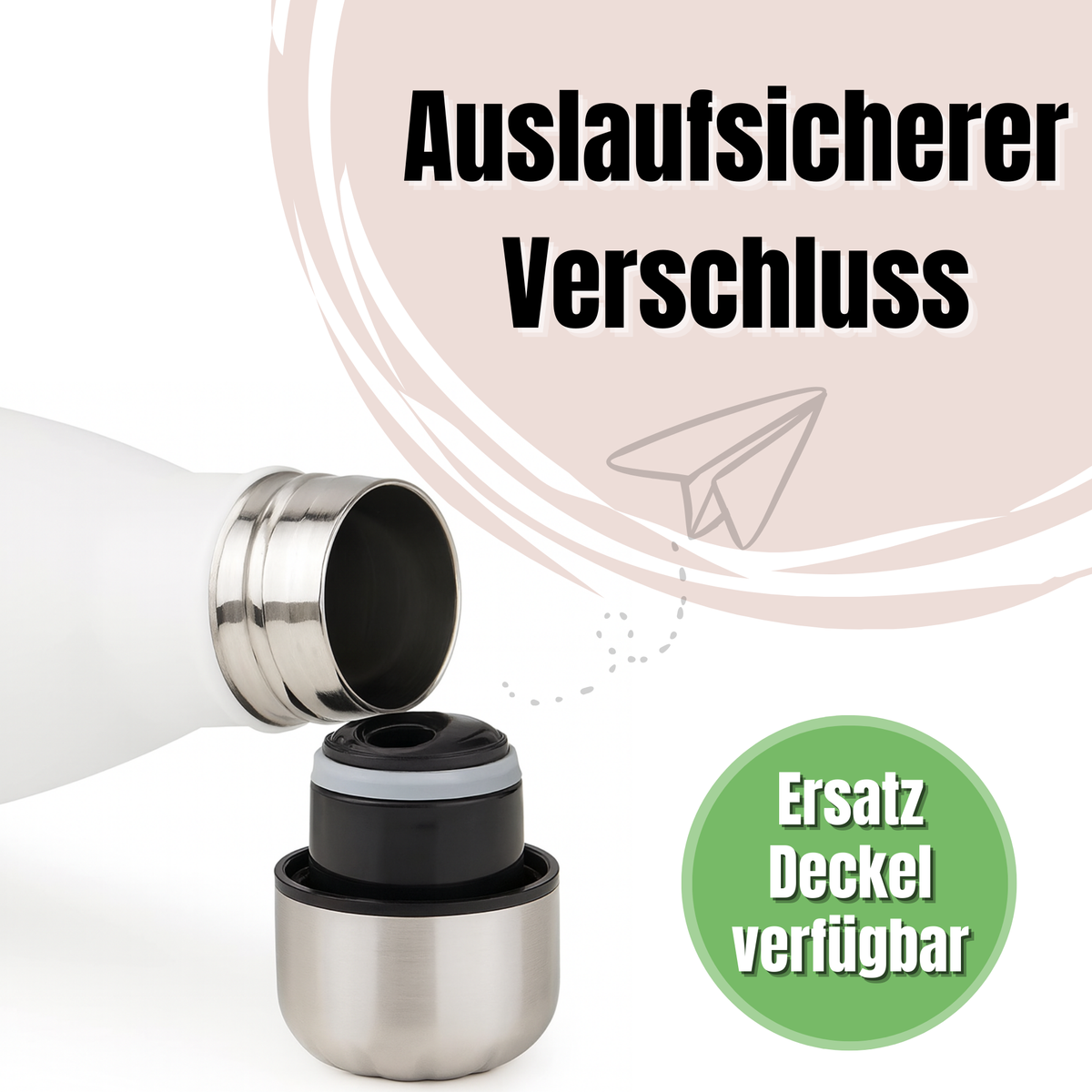Thermosflasche mit Fußball-Motiv 500ml