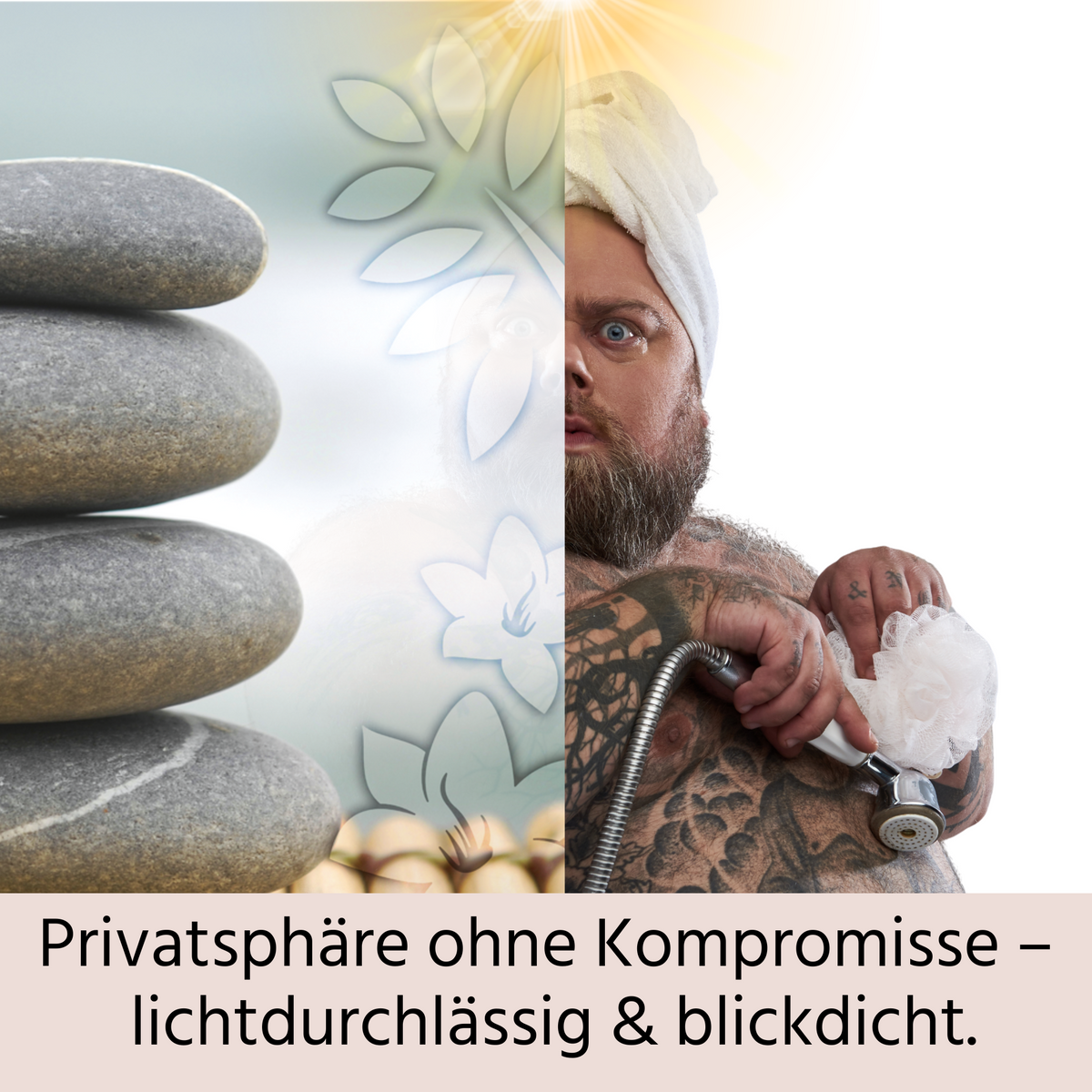Privatsphäre ohne Kompromisse – lichtdurchlässig & blickdicht.