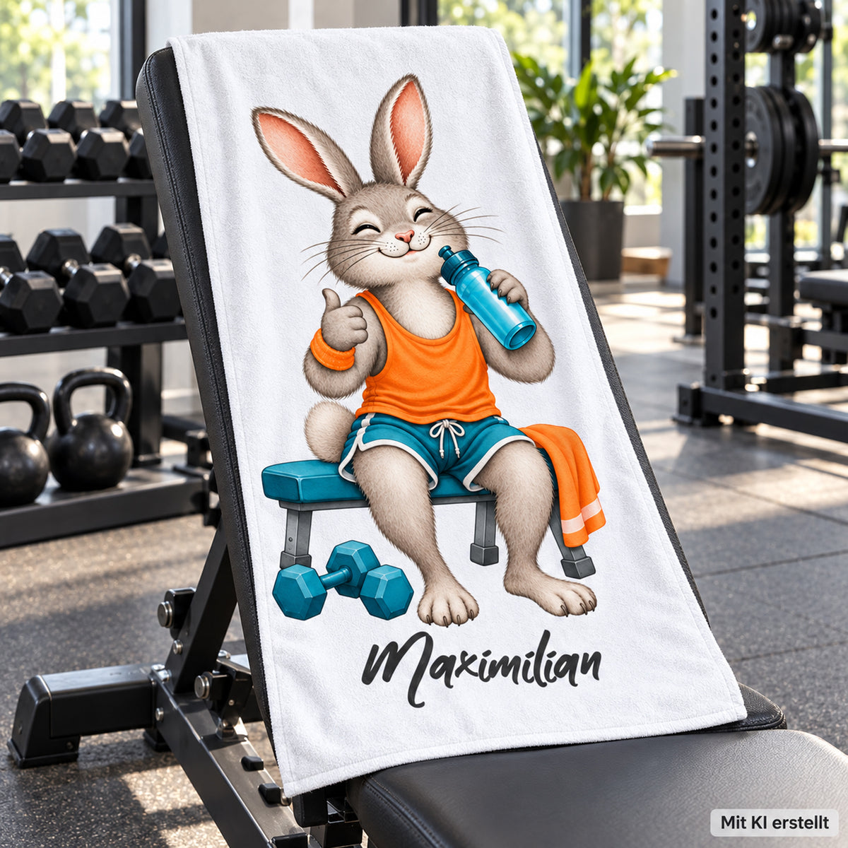 Personalisiertes Fitness-Handtuch, Motiv 5, Ansicht 2