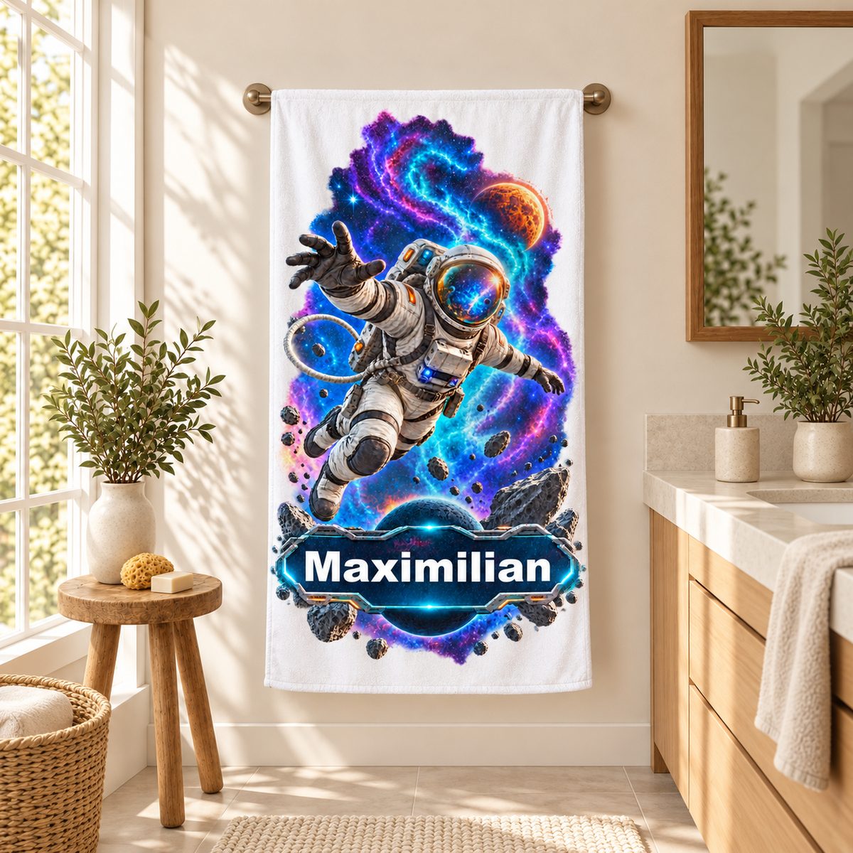 Weltall-Handtuch Sternennebel-Explorer – Galeriebild 8