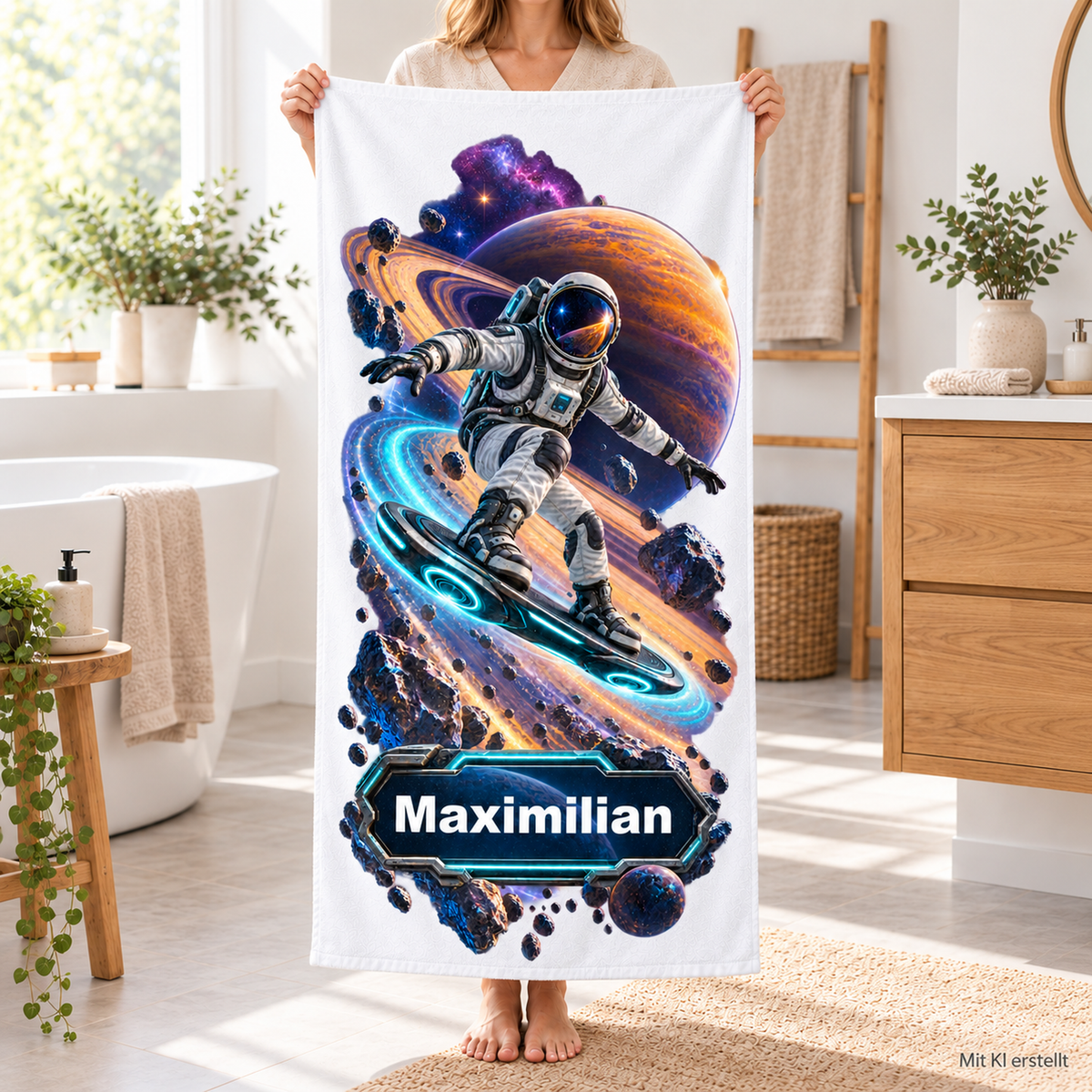 Weltall-Handtuch Planetensurfer – Galeriebild 7