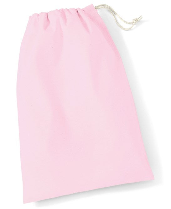 Baumwollsäckchen 15 × 20 cm in Rosa – 1 oder 24 Stück